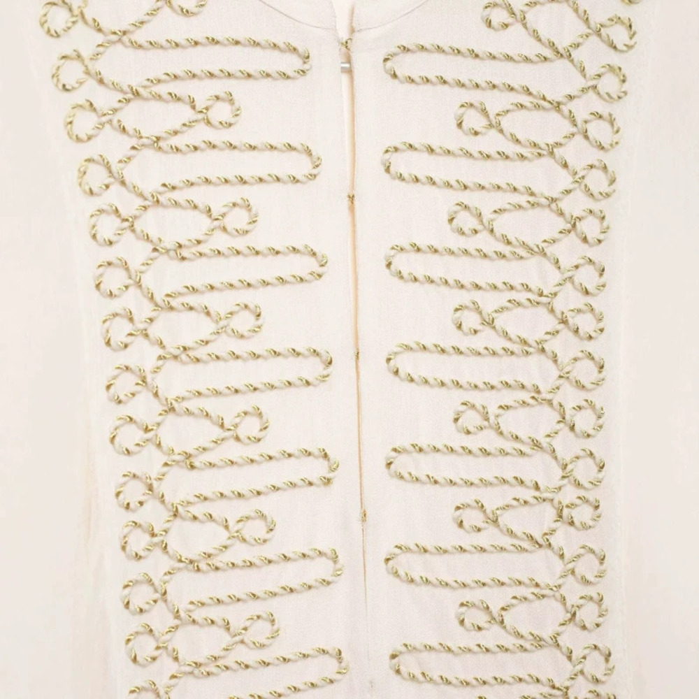 ZARA Romantic Rope Knot Pullover Shirt